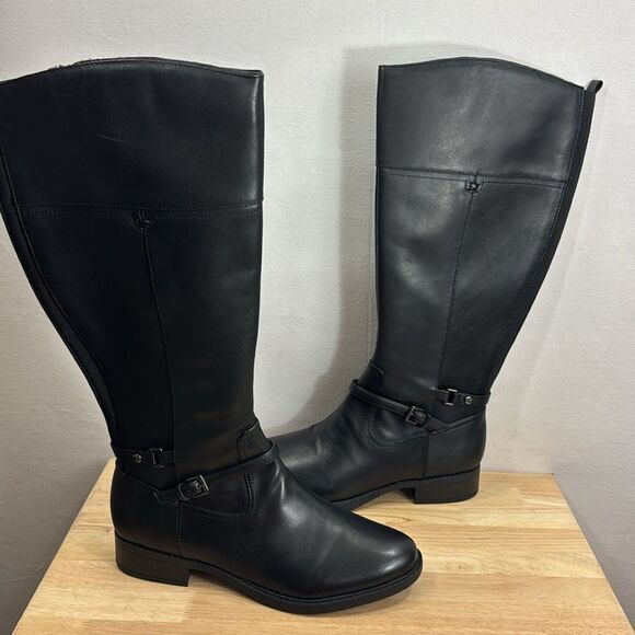 Easy Spirit Leigh Riding Boots Black Size 11 M- NIB - Picture 5 of 8
